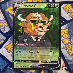 MUMU Meme Pokemon Card